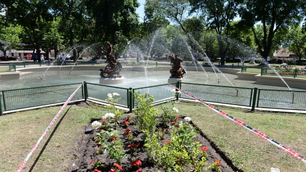 MGP - El Municipio inaugura las obras de restauración de las piezas escultóricas de la fuente de Plaza Rocha 02