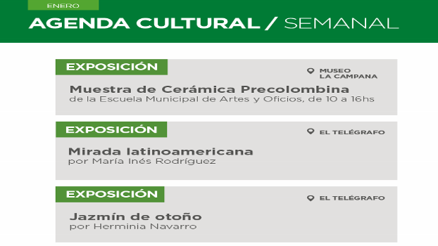 EE AGENDA CULTURAL SEMANAL