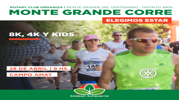 EE MUNICIPIO INVITA A “MONTE GRANDE CORRE”