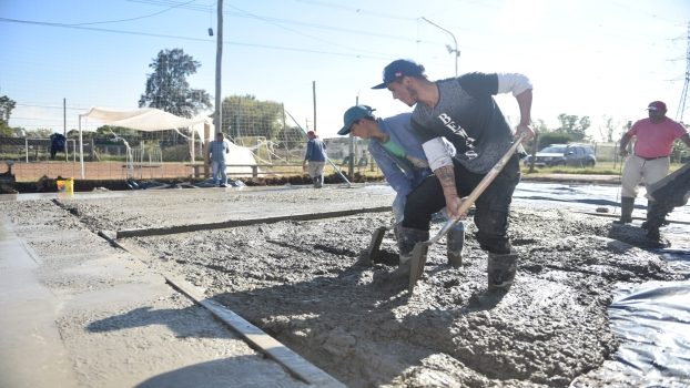 EE OBRA DE HORMIGONADO EN EL CLUB FUERZA JOVEN 2