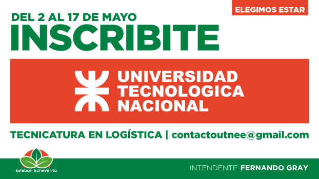 EEINSCRIPCIÓN A LA TECNICATURA EN LOGÍSTICA DE LA UTN