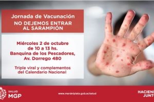 MGP - Jornada de vacunación contra el sarampión en el Puerto