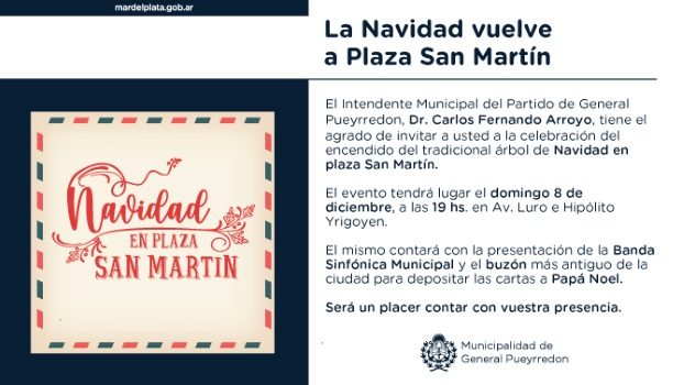 MGP - La Navidad regresa a Plaza San Martin - Invitacion