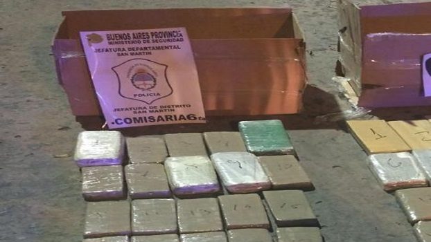 MS Secuestran droga en San Martín (1)